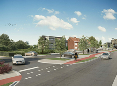 Parking De Wissel renderbeeld